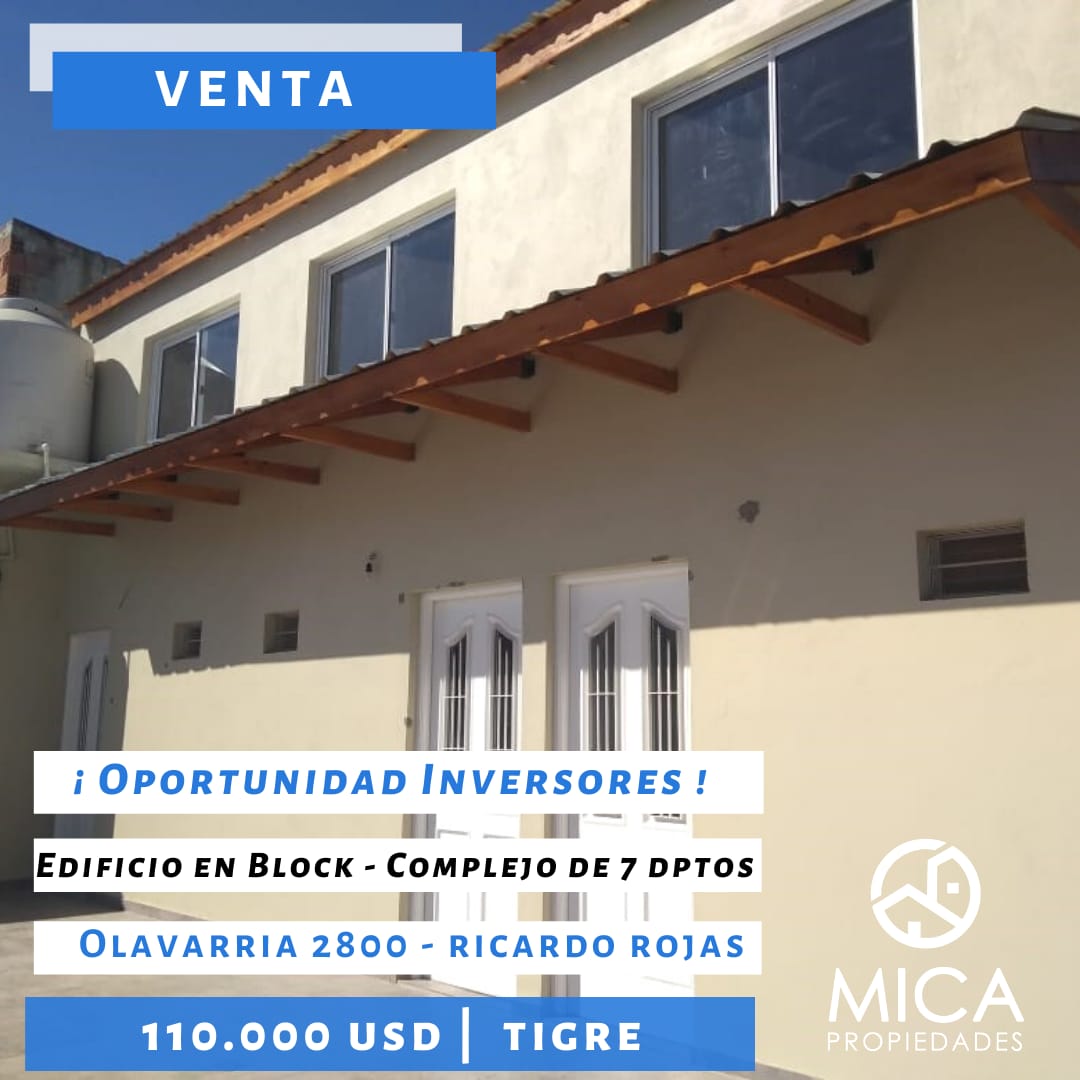 Venta - Edificio en Block Complejo 7 Dptos - Tigre